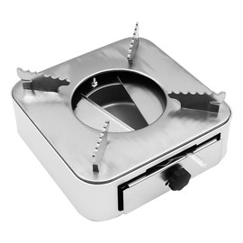 Hsthe Sea Portable Stove, Outdoor Camping Stove, Camping Cookware Kitchen Equipment Set for Hiking To Boil Water, Make Coffee, BBQ