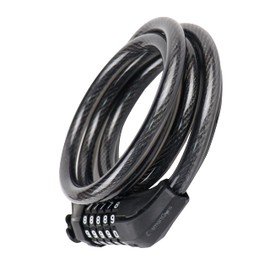 SmartGyro 5 -da Antirobo Padlock with Flexible and Resistant Cable, Password Protection, Universal for Electric and Bicycles