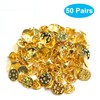 Uigidori 50 Pairs Premium Butterfly Clutch Pin Backs with 8mm