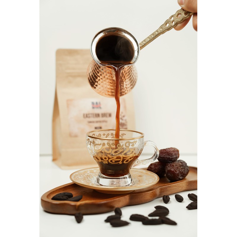 BAL Coffee Eastern Brew Turkish Style Coffee - Caffeine-Free, Vegan-Friendly