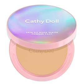 Cathy Doll Skin Fit Nude Mat Powder Pact (03 Medium Beige (Powder))