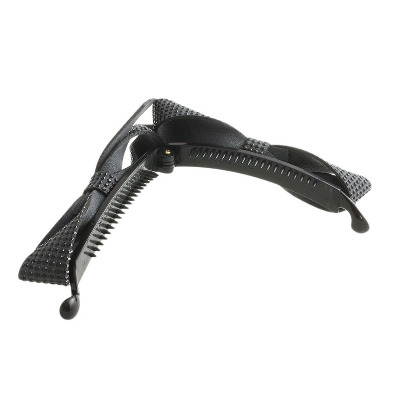 VINGTAINE H-404-GY Studded Style Ribbon, Banana Clip, M, Head Access,