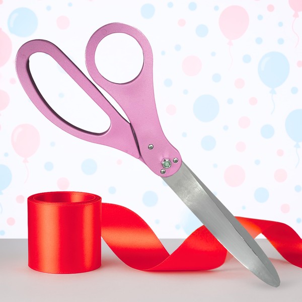 25 Inch Light Pink Giant Scissors – Extra Large Ceremonial