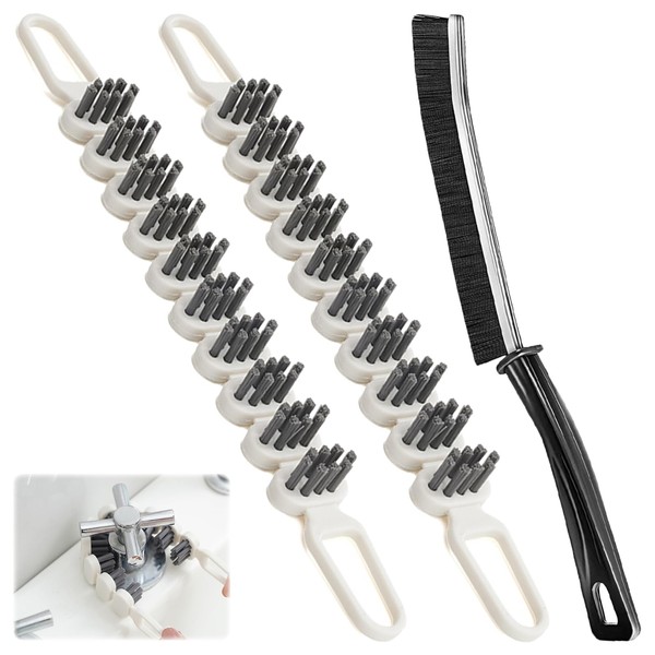 AHXP 3pcs crevice cleaning brush bendable small gap brush, multi-functional