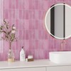 VaryPaper Pink Peel and Stick Backsplash for Kitchen 10 Sheets