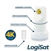 LogiSat Single LNB 0.1 dB Digital ► 1 Subscriber /