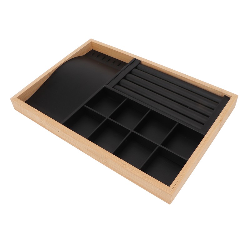 Stackable Jewelry Tray Organizer 3 Purpose Storage Cabinet Drawer Display