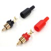 5 Each Audiophan Audio Connector RCA Plug Male DIY Connector