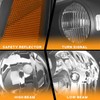 Halogen Headlights for 2005-2006 Nissan Altima Headlight Assembly Compatible with