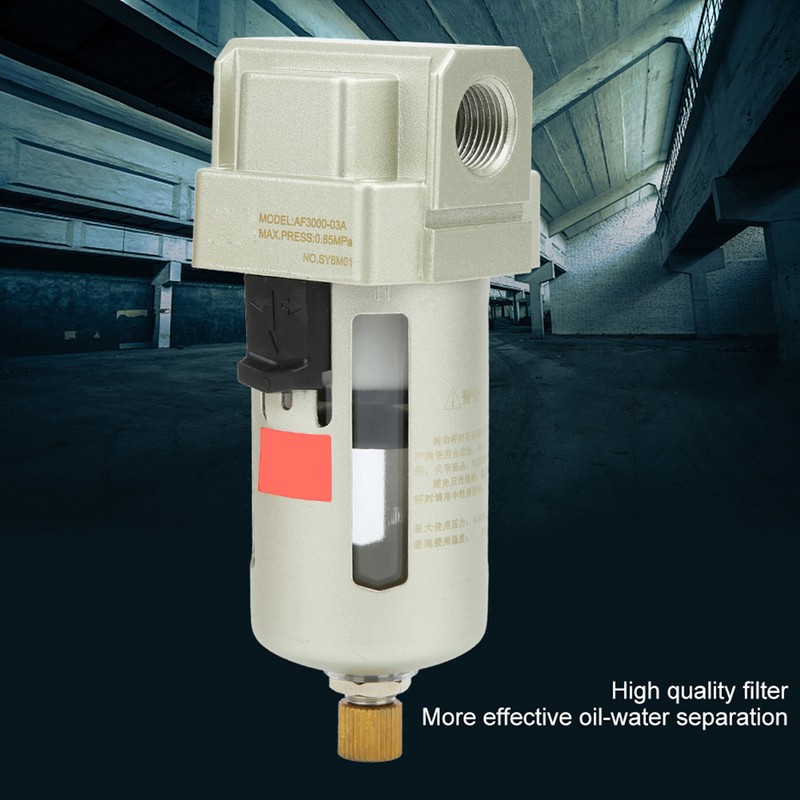 Air Filter Oil‑Water Separator Pneumatic Tool Mechanical Single Unit Aluminum