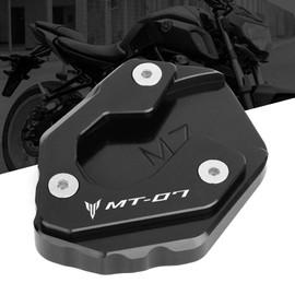 TREONK Motorcycle Side Stand Underlay Stand Support Extension for MT07 MT-07 MT 07 2015-2022