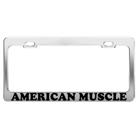 American Muscle License Plate Frame CAR Accessories Positive Message