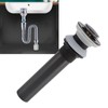 Bathroom Basin Sink Drain Brass Stainless Steel Pop Up Draining