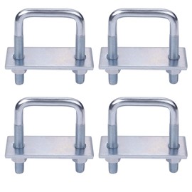 4 Pack Leaf Spring Clamp Kit Fits Leaf Springs Up To 2.5” Wide Locks Leaf Springs Together For Stabilizing Provides Better Control of Axle Torque