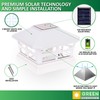GreenLighting Mission Solar Post Cap Lights Fits 5x5 PCV/Vinyl Outdoor