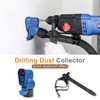 HERZO Drill Dust Collector, Dust Extraction for Hammer Drill, Compatible