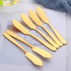 Buyer Star Cheese Butter Knife, Stainless Steel 6" Mini Desert