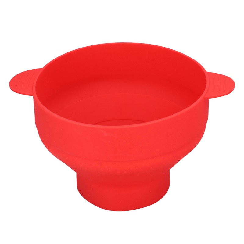 Large Microwave Popcorn Popper with Lid Handle BPA Free Foldable