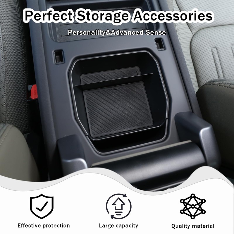 HIRUFAIT Center Console Organizer Tray Compatible with Land Rover Defender