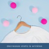 S&T INC. Reusable Plastic Dryer Balls, Fabric Softener for Laundry,