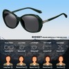 Rmmeey Sunglasses for Women Trendy Polarized Oversized Big Sun Glasses