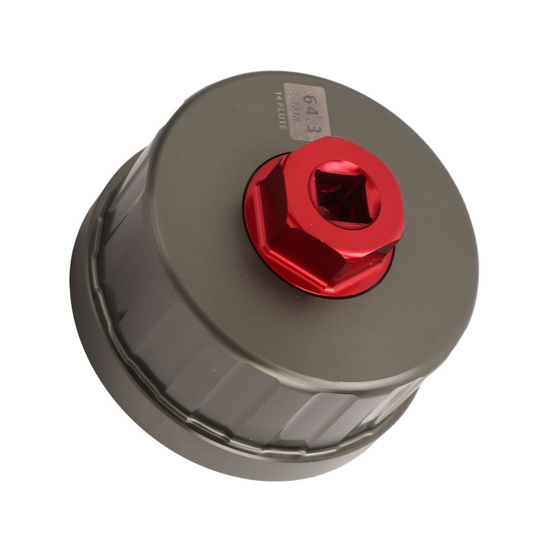 Oil Filter Wrench 64.3mm 14 Flute Filter Cap Socket Tool