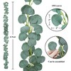 Mandala Crafts Artificial Eucalyptus Garland - Fake Greenery Sage Green