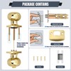 Moquin Gold Keyed Entry Door Knob with Lock and Key,