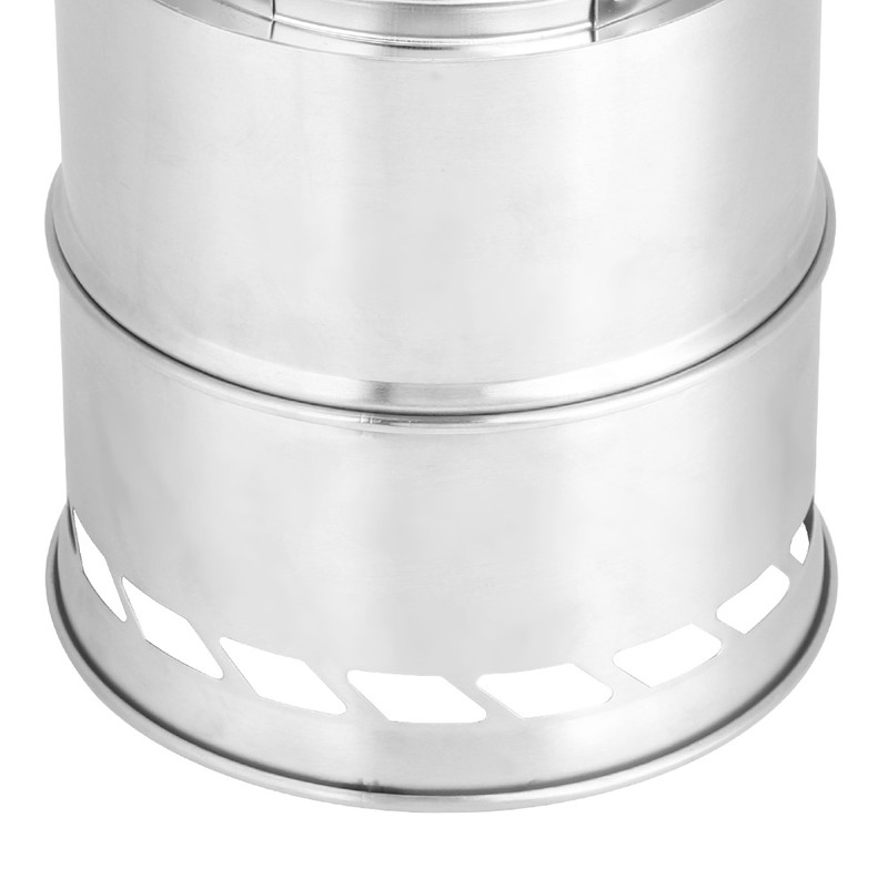 Outdoor Portable Folding Stainless Steel Detachable Picnic Camping Stove Cookware