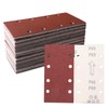 STEBRUAM Sanding Sheets 30 Pieces, 93 x 185mm Square Hook