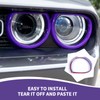 RAZPOY Headlight Lamp Cover for Challenger Accessories, Front Headlight Cover
