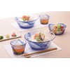 Toyo Sasaki Glass Ryuso Noodle Plate P-43312-F/B-JAN Made in Japan
