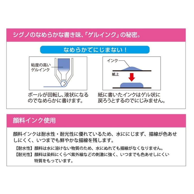 Assorted - Signo - uni Ballpoint Pen - UM-151 0.38
