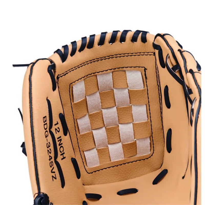 ZETT BDG324SVZ Catchball Gloves for Beginners, Includes Shock Absorbing Pads,
