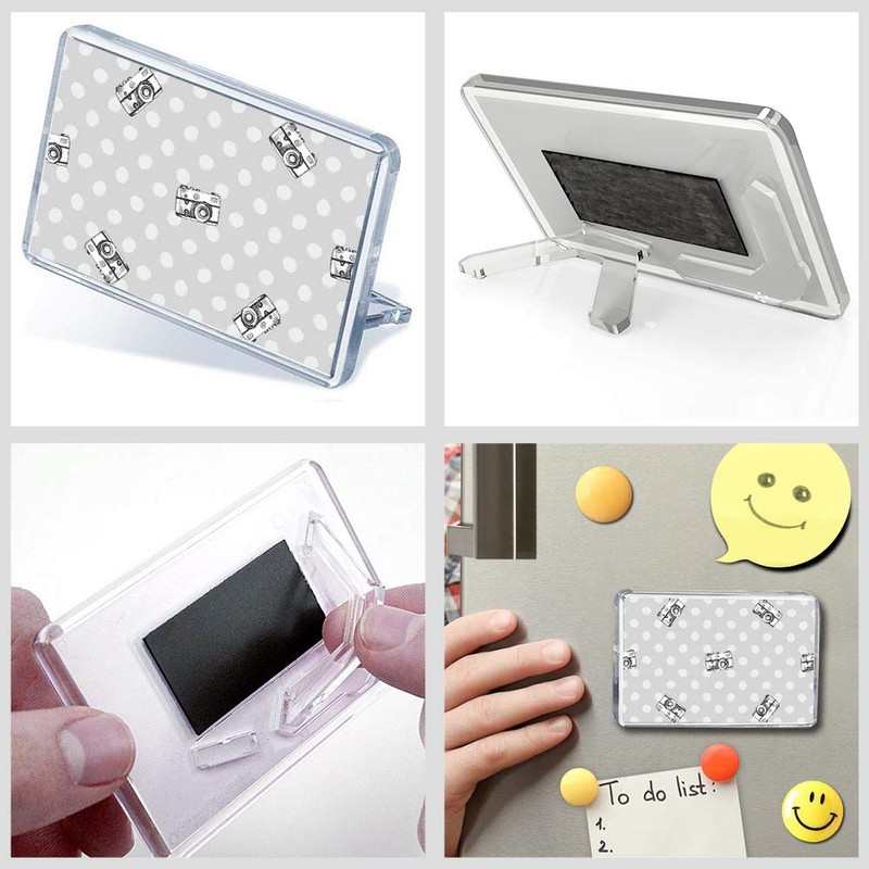 1 x Fridge Magnet - Polka Dot Camera Photography #35707