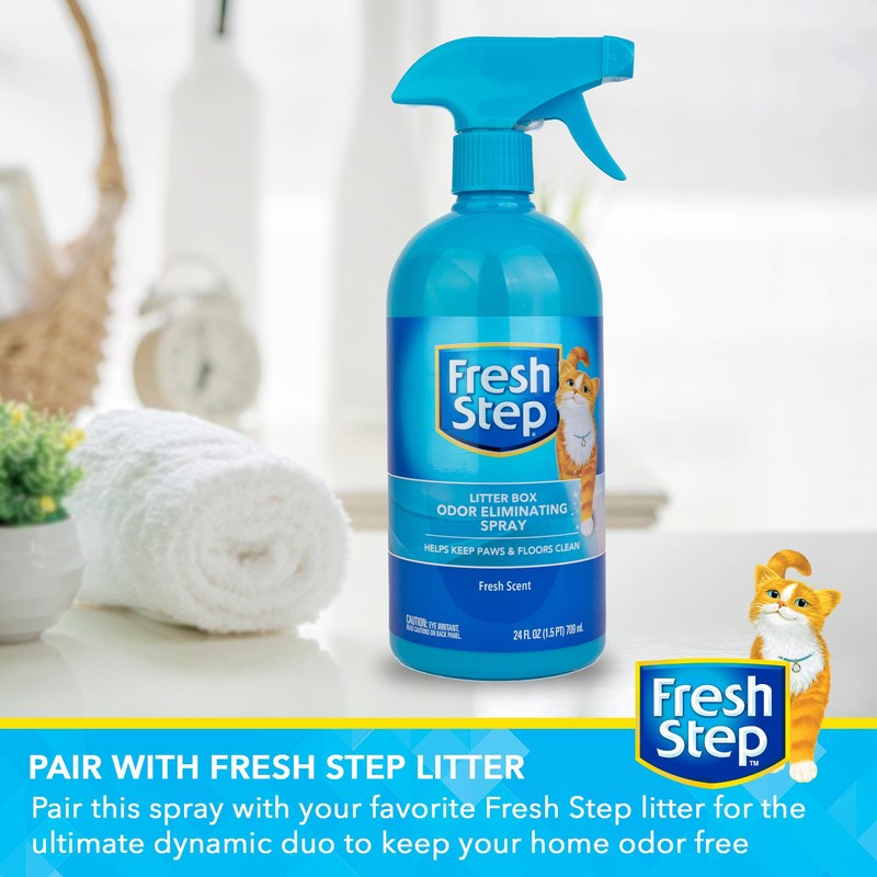 Fresh Step Cat Litter Box Odor Eliminating Spray - Odor