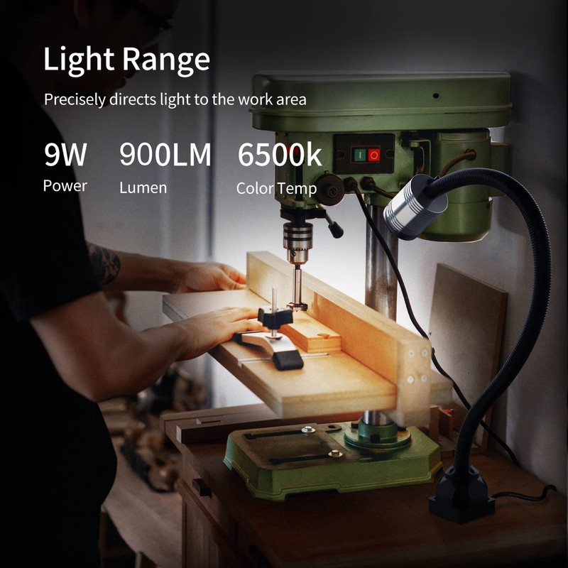 Flexible Work Light, Led Machine Light, Led Flexible Gooseneck Light
