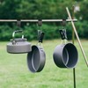 XHTXHT Pack of 12 S Hooks, Black with Leather Loop,