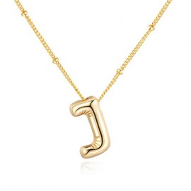 VCCKNB JEWELRY Initial Necklaces for Women and Girls, 14K Gold Plated, Letter Pendant Necklace from A-Z, Monogram Necklaces, Alphabet Initial Jewelry, Dainty, Trendy, 14K Gold Plated