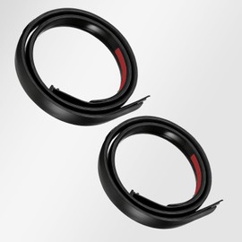 2PCS Roof Molding Drip Weatherstrip Compatible with Toyota Tundra Crew Cab/Crewmax 2007-2020 Left Right Side Car Roof Moulding Trim Seal Kit Replace 75552-0C060 75551-0C060 (Not Fit Double Cab)