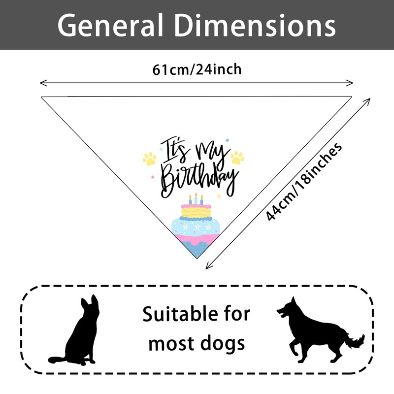 Dog Birthday Party Supplies It’s My Birthday Dog Bandana for