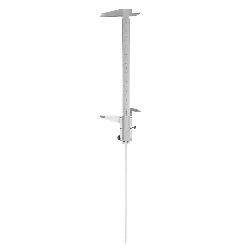 Fdit Vernier Caliper, 150mm/200mm/300mm High-Carbon Steel Vernier Scale Measuring Gauge,
