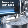 38oz Ice Cube Endurance Scoop, Cast Aluminum Shovel, Kitchen Utility