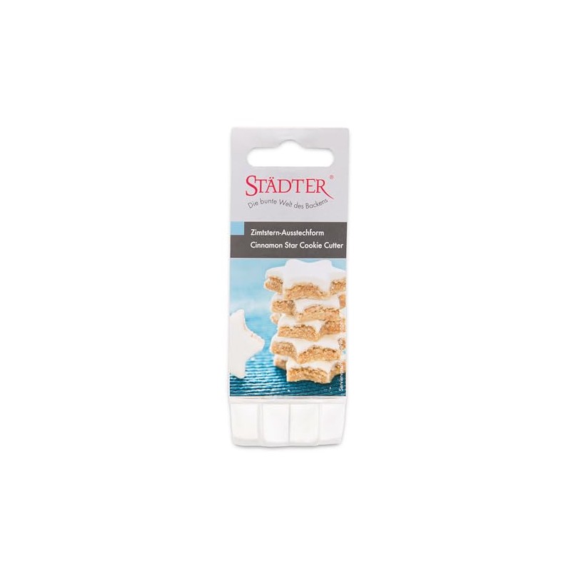 Plastic Cinnamon Star-Shaped Cookie Cutter 4 cm