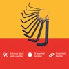 Amtech I8750C Hex Key Set, 10 Assorted Anti-Rust Hex Keys,