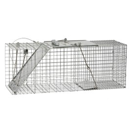 Havahart 1085 Large 1-Door Easy Set & Release Humane Live Animal Trap for Armadillos, Cats, Groundhogs, Muskrats, Nutria, Opossums, Racoons, Skunks, and Other Similar-Sized Animals