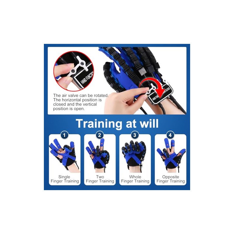 Rehability Robot Gloves Hemiplegia Hand Stroke Recovery Equipment, Hand Dysfunction