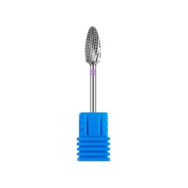 바르나 메탈릭 네일비트 쏙오프 No 02 실버 텅스텐 B형 Barna Metallic Nail Bit Soak Off No. 02 Silver Tungsten Type B [1 piece.]