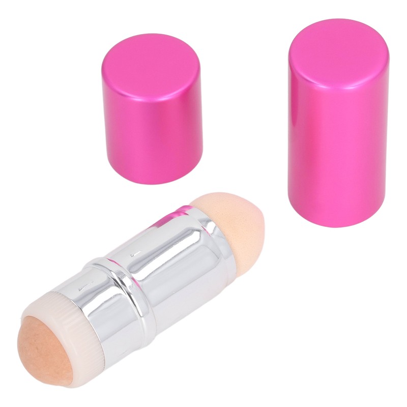 2 in 1 Oil Absorbing Volcanic Face Roller Retractable Foundation