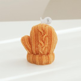 Mewealth Christmas Gloves Candles Gifts, Soy Wax Aromatherapy Candle, Room Decor Scented Candles, Christmas Decorations-Chamomile